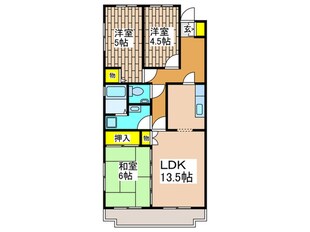 湘南クレストミヤコの物件間取画像